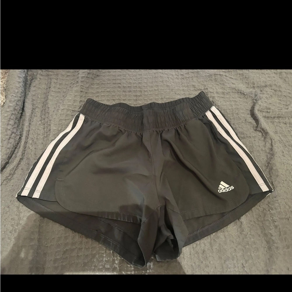 Adidas Gray Elastic Waistband Shorts